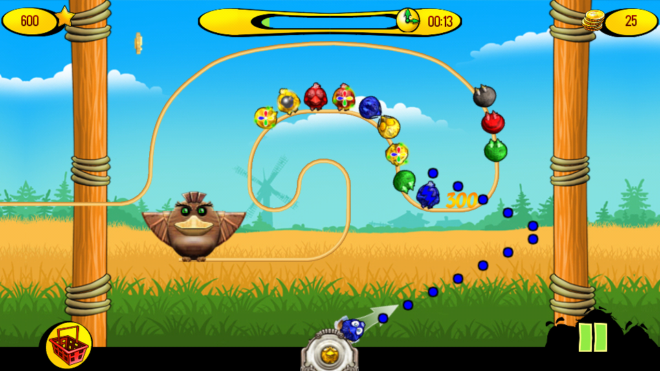 バーズ・オン・ア・ワイアー フリー：マッチ3 androidアプリスクリーンショット2