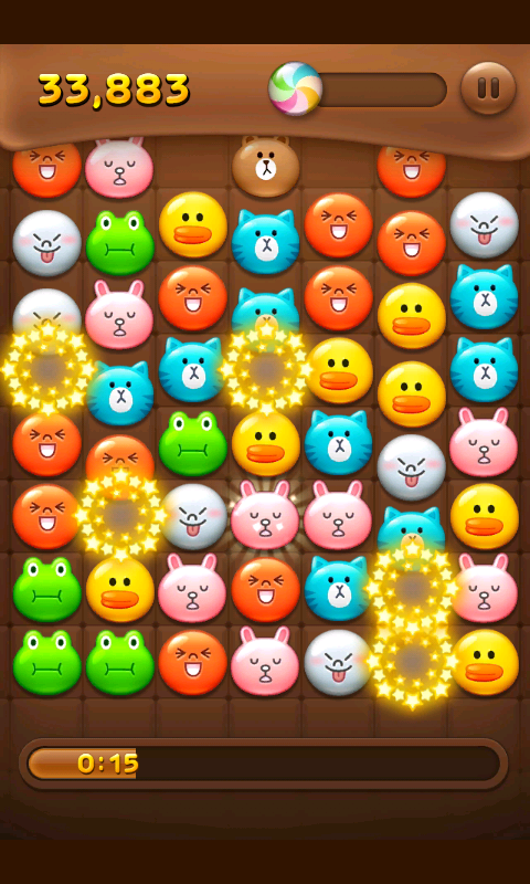 androidアプリ LINE POP攻略スクリーンショット4