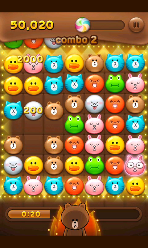 LINE POP androidアプリスクリーンショット1