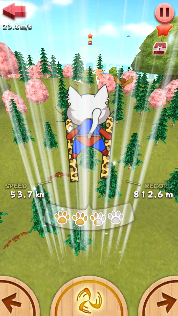 LINE Neko Jump androidアプリスクリーンショット1