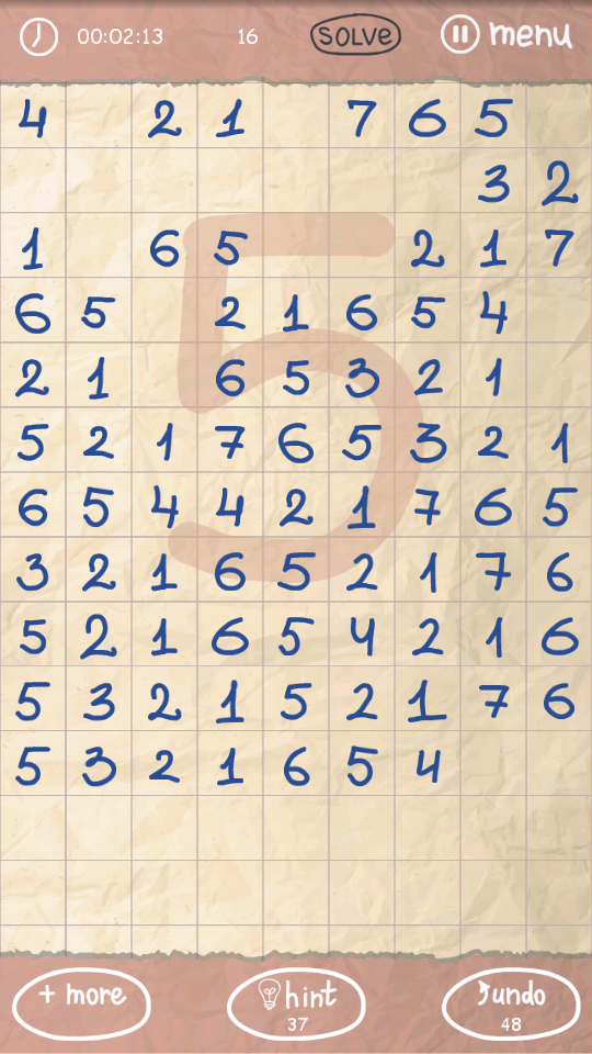 androidアプリ 落書き番号 - クールなパズル攻略スクリーンショット4