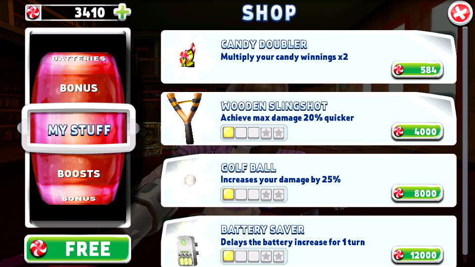androidアプリ Naughty Boy - いたずら小僧：スリング＆シュート攻略スクリーンショット5