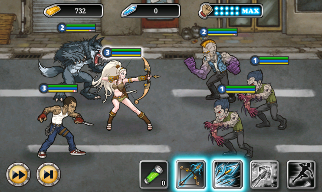 バトルダンジョンHEROES WAR androidアプリスクリーンショット1