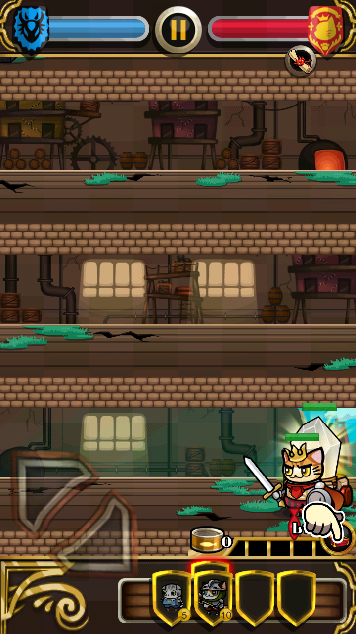 androidアプリ キャットvsドラゴン攻略スクリーンショット2
