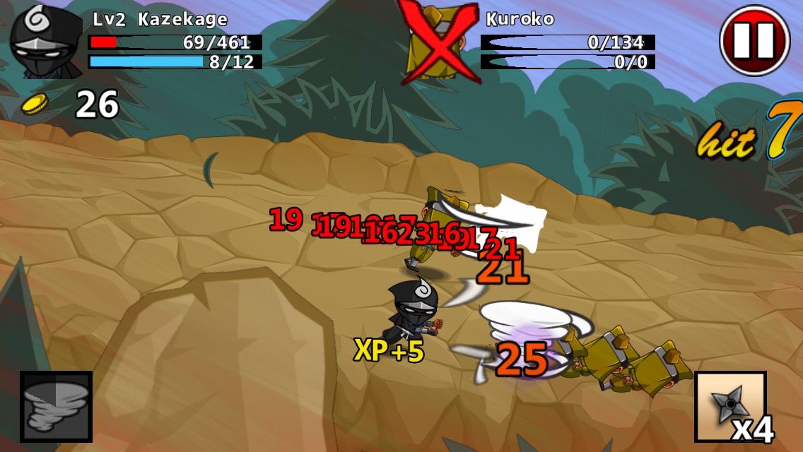 androidアプリ Ninjas～奪われた巻物～攻略スクリーンショット5
