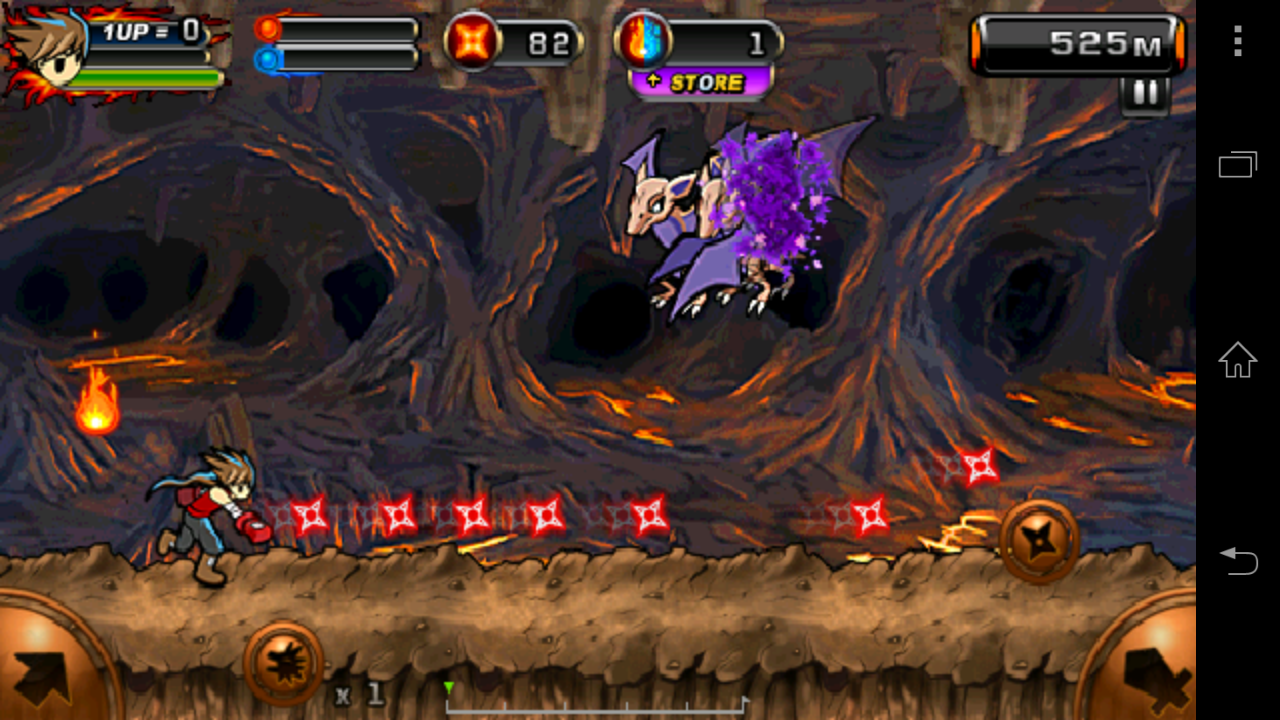 悪魔Ninja2（洞窟） androidアプリスクリーンショット2