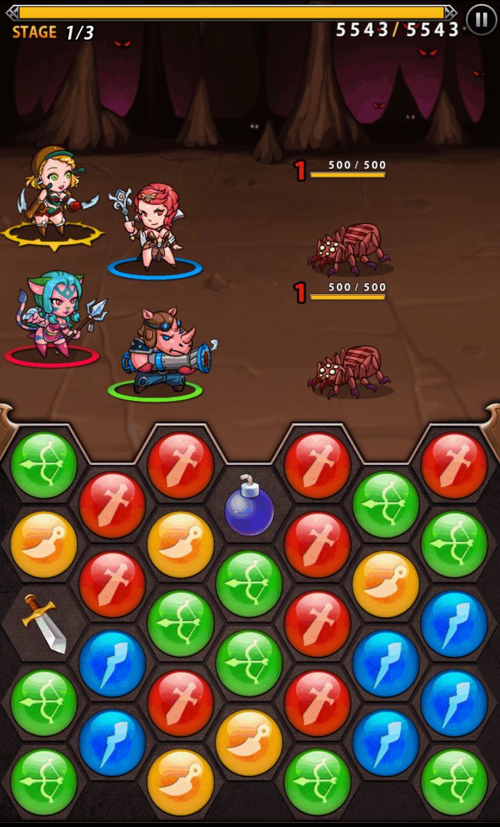androidアプリ スピリットストーンズ攻略スクリーンショット2