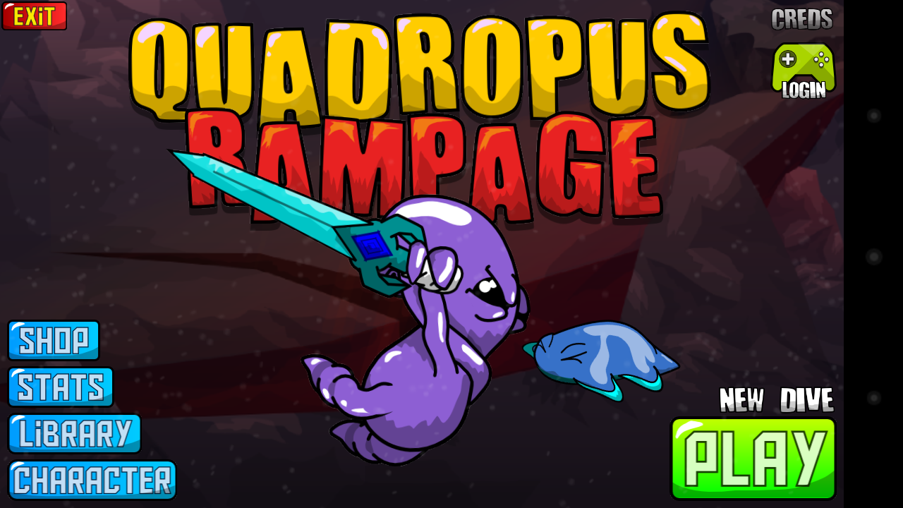 androidアプリ Quadropus Rampage攻略スクリーンショット1
