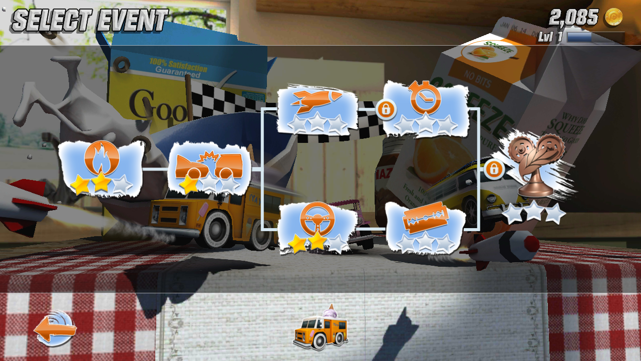androidアプリ Table Top Racing攻略スクリーンショット4