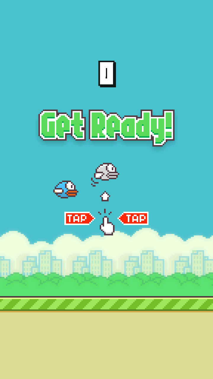 androidアプリ Flappy Bird攻略スクリーンショット2