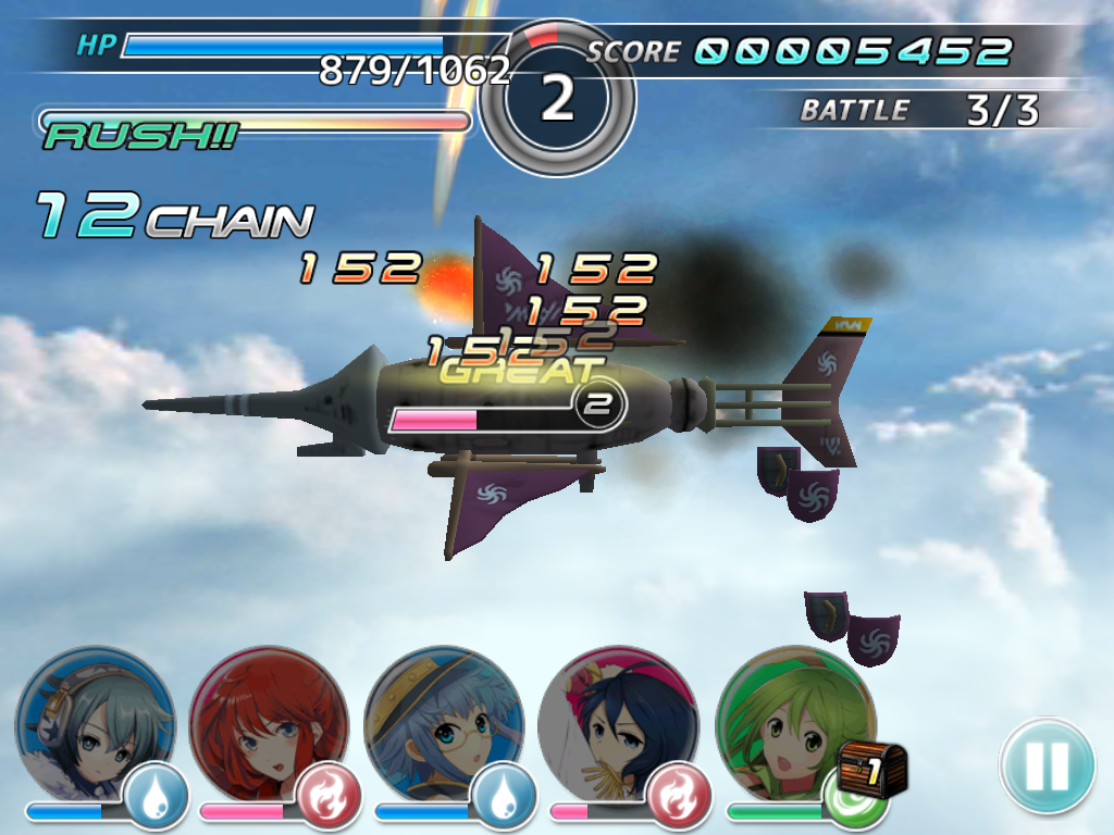 天空のクラフトフリート androidアプリスクリーンショット1