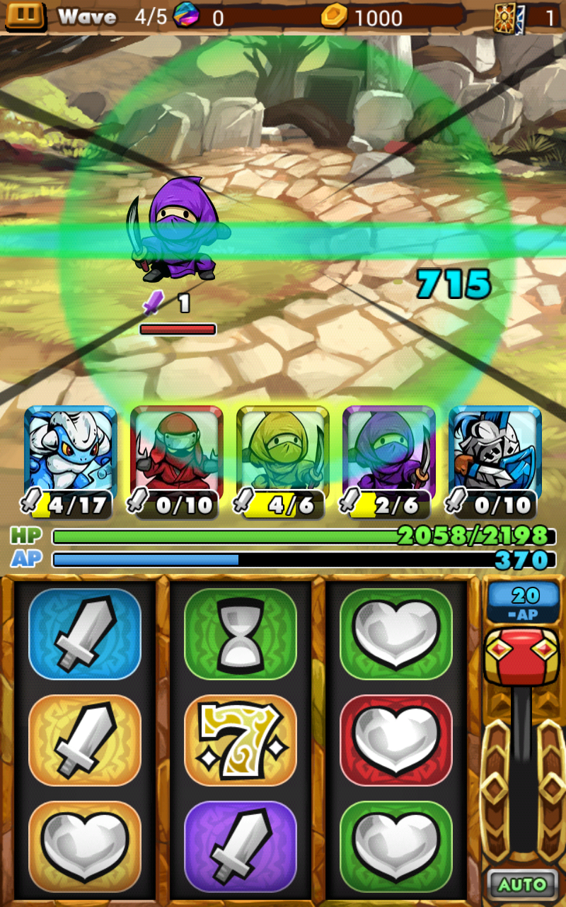 androidアプリ スロット アンド ドラゴンズ777攻略スクリーンショット4