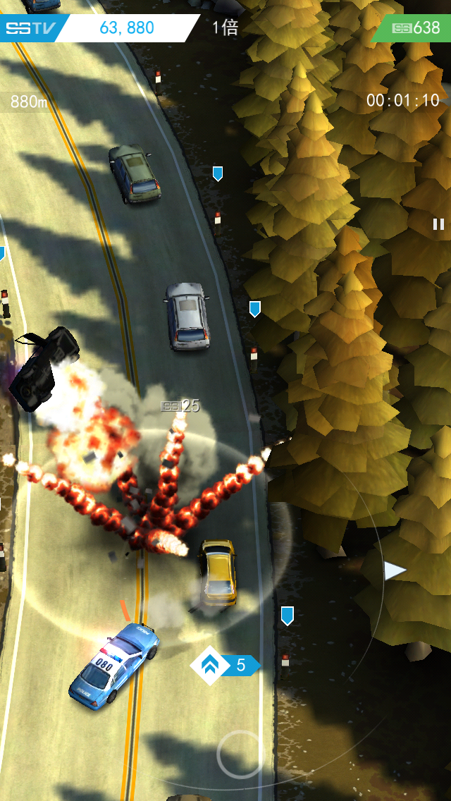 androidアプリ Smash Bandits Racing攻略スクリーンショット4