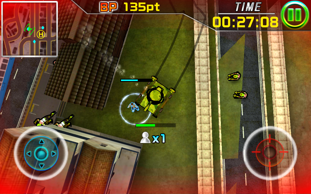 androidアプリ 激突！ゾンビvs戦車！攻略スクリーンショット2