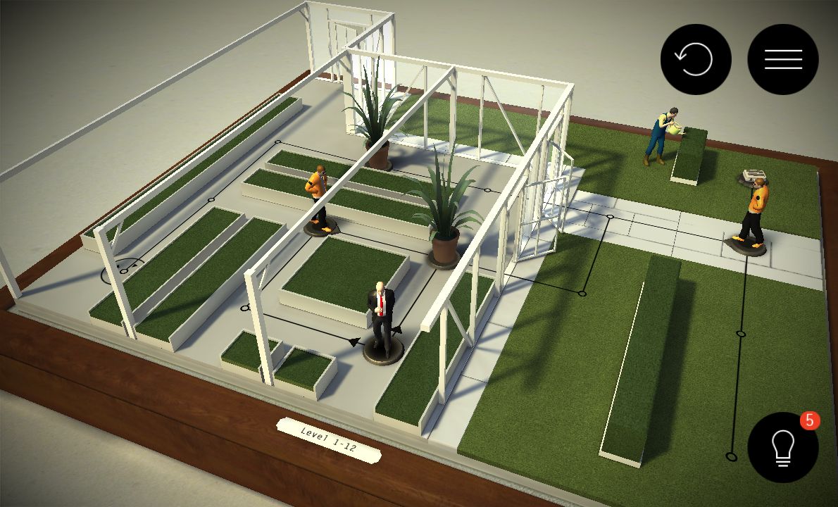 Hitman GO androidアプリスクリーンショット1