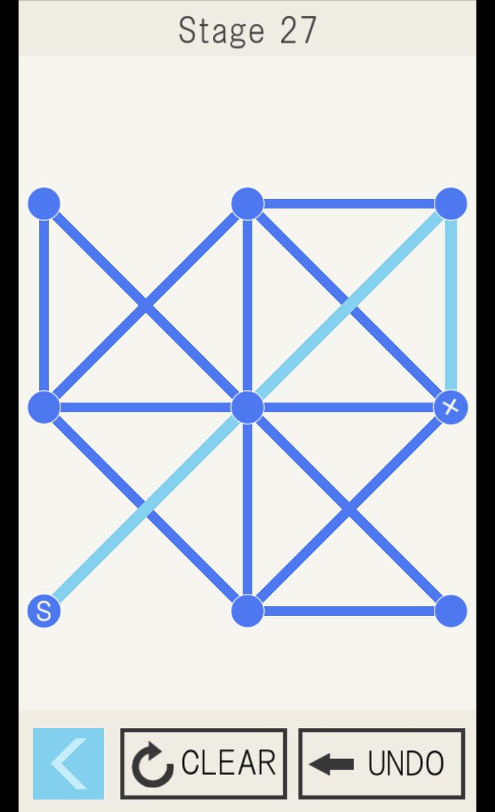 androidアプリ 一筆書き～自分で作ったステージが遊べるパズルゲーム～攻略スクリーンショット2