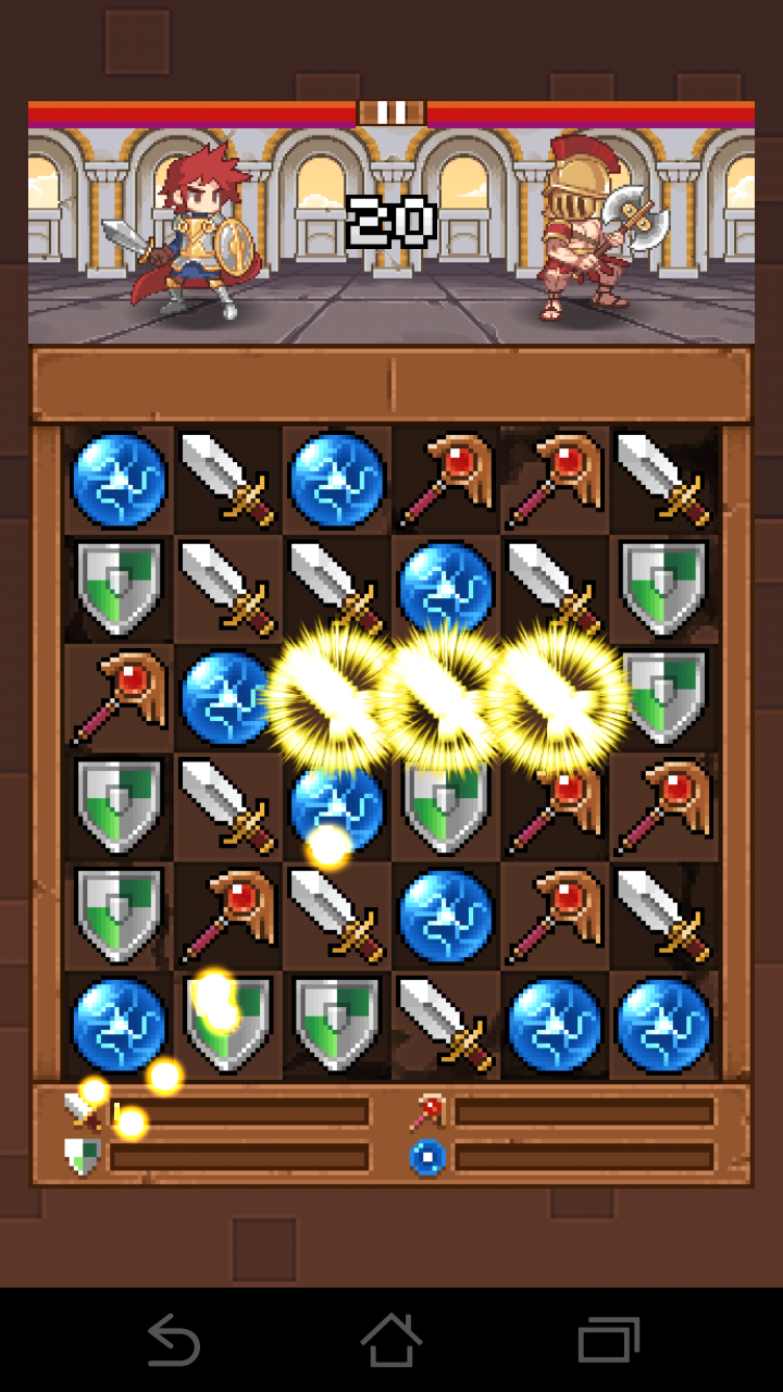 ファンタジー パズル サガ androidアプリスクリーンショット1