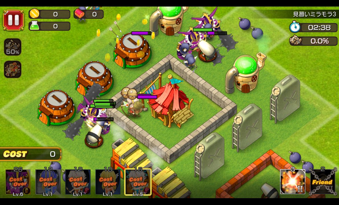androidアプリ 遊撃のミラモラ騎士団攻略スクリーンショット4