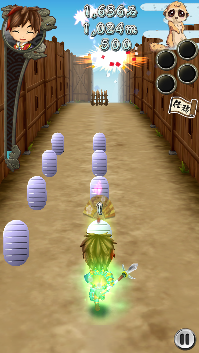 戦国RUN androidアプリスクリーンショット1
