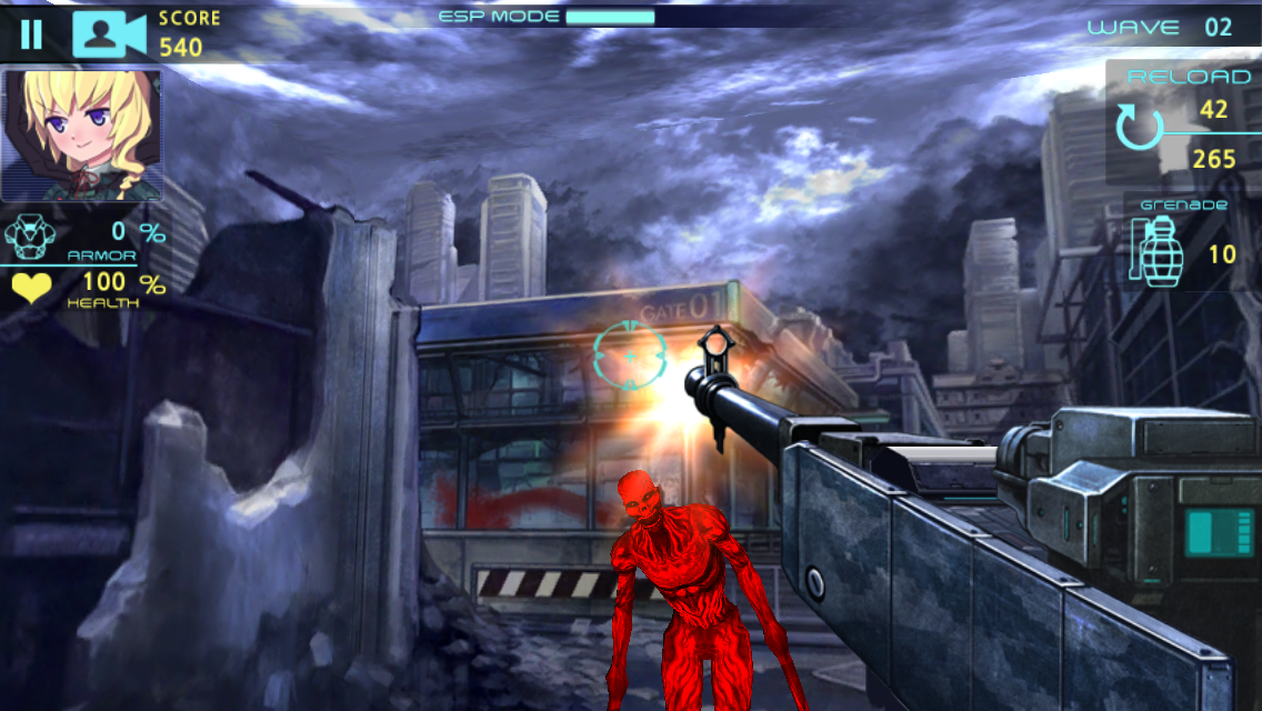 androidアプリ Gun Fire Girls攻略スクリーンショット3