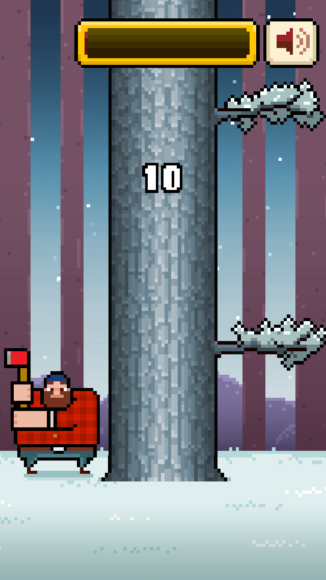 androidアプリ Timberman攻略スクリーンショット3