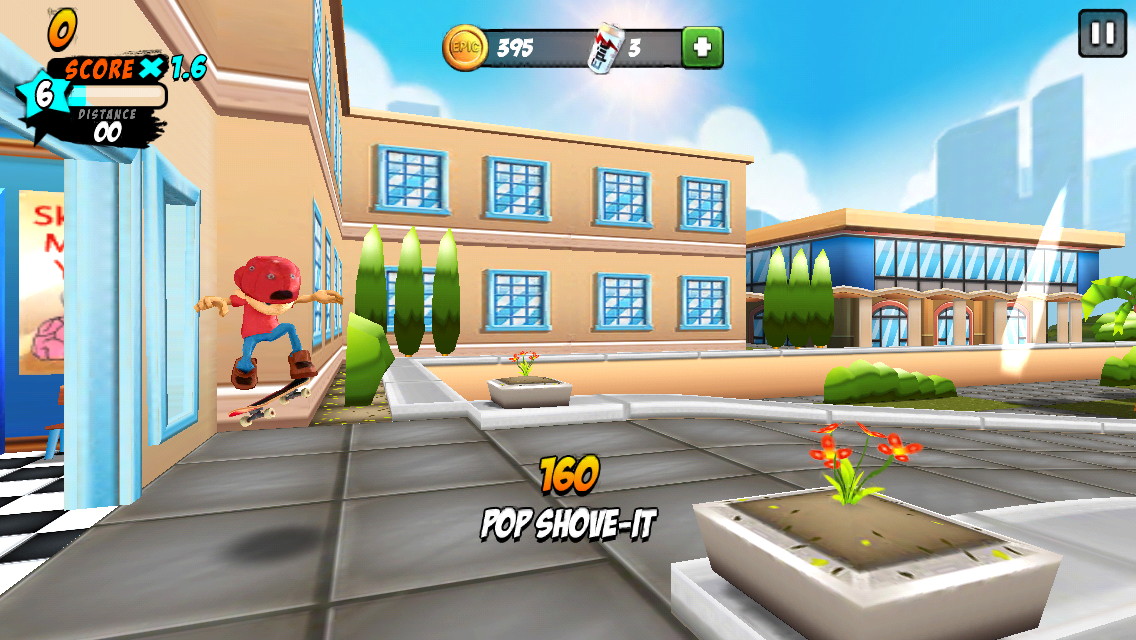 androidアプリ Epic Skater攻略スクリーンショット1