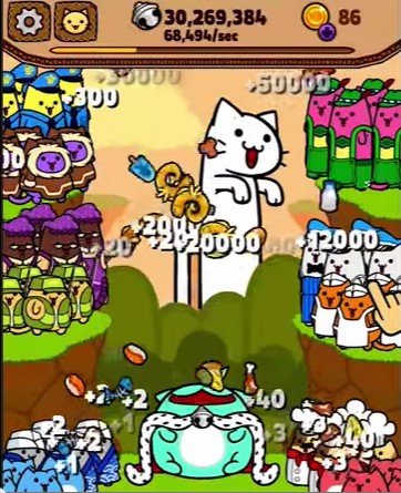 androidアプリ Kitty Cat Clicker攻略スクリーンショット1
