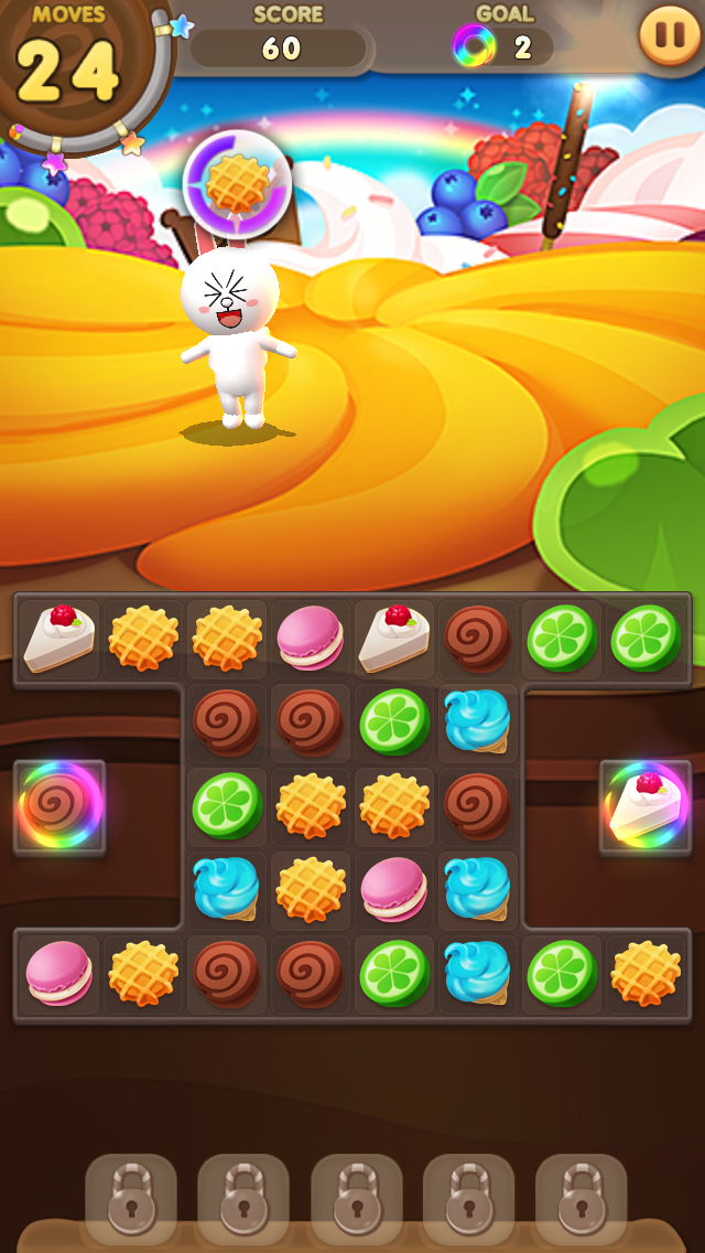 androidアプリ LINE スイーツ攻略スクリーンショット3