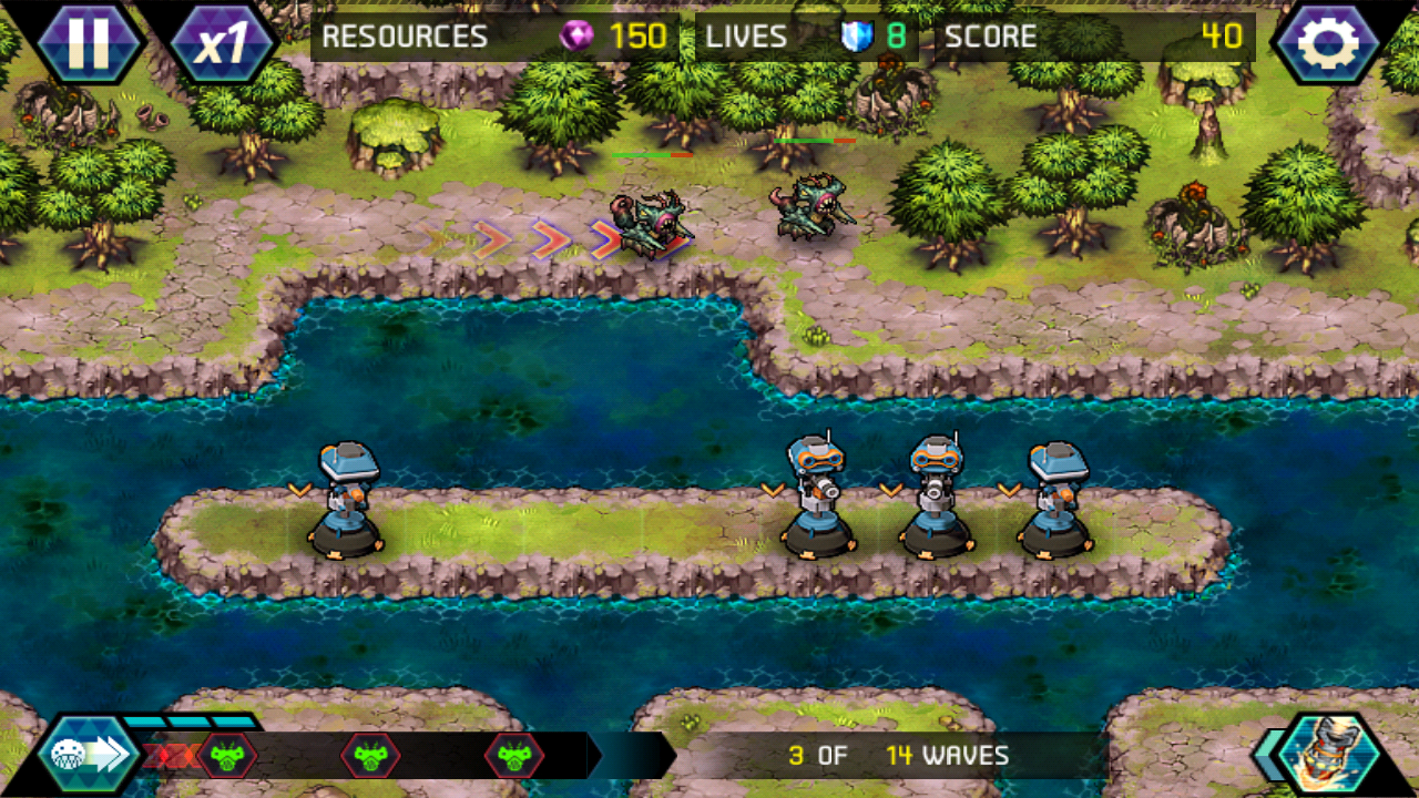 androidアプリ タワーディフェンス: Infinite War攻略スクリーンショット3