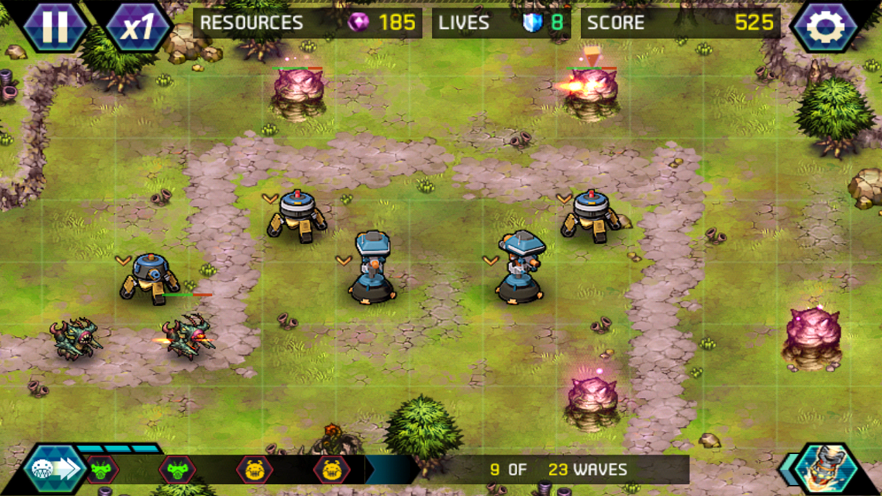 androidアプリ タワーディフェンス: Infinite War攻略スクリーンショット5