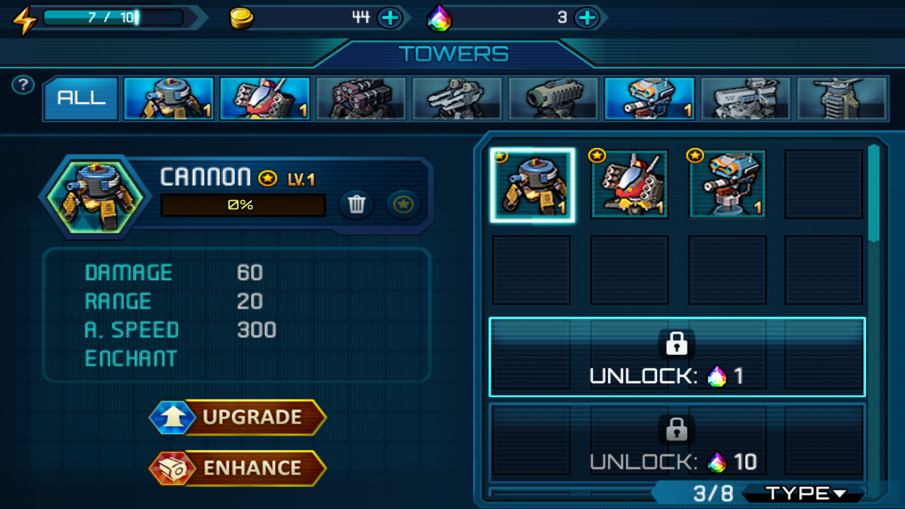 タワーディフェンス: Infinite War androidアプリスクリーンショット2
