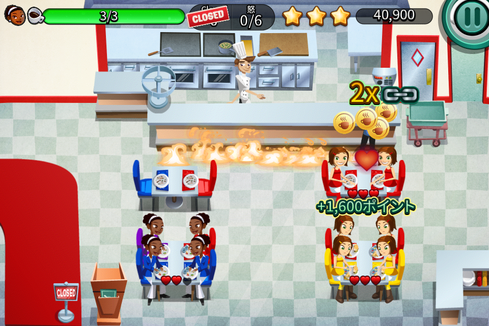 レストラン・ダッシュ androidアプリスクリーンショット3