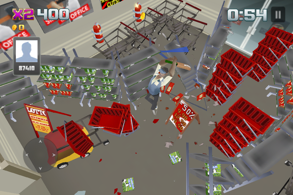 Smash the Mall - リフレッシュ! androidアプリスクリーンショット1