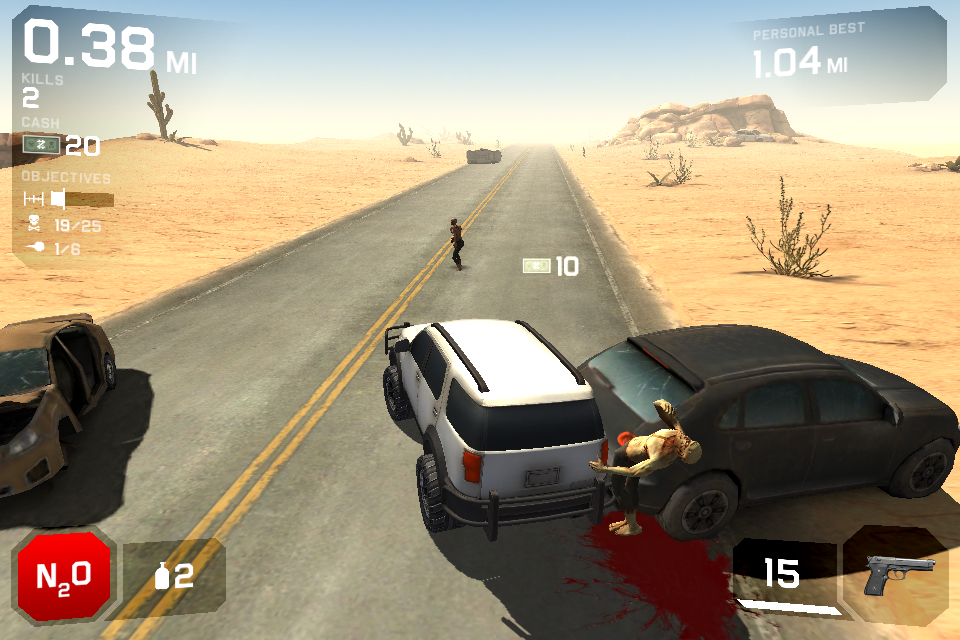Zombie Highway 2 androidアプリスクリーンショット1