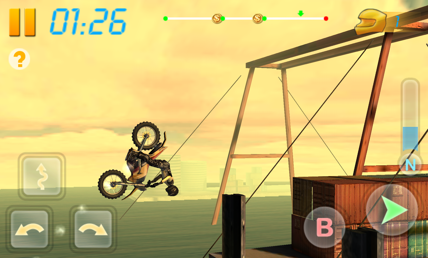 androidアプリ バイクレーシング3D - Bike Racing攻略スクリーンショット2