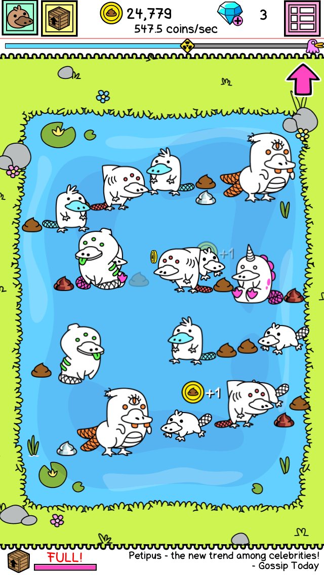 Platypus Evolution -変異体カモノハシ androidアプリスクリーンショット1