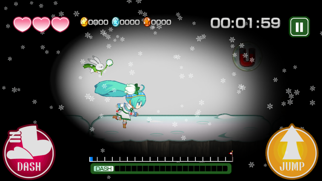 ブツカランナー　SNOW MIKU 2015 Edition androidアプリスクリーンショット2