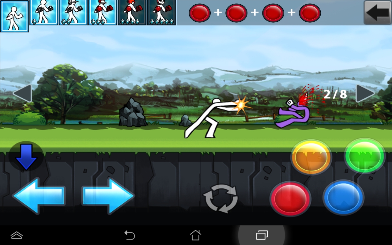 androidアプリ Anger Of Stick 4(アンガーオブスティック)攻略スクリーンショット1