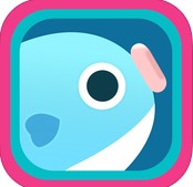 大きくなれ！ マンボウのアプリアイコン