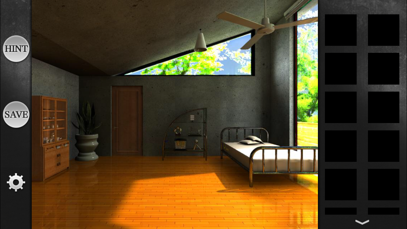 androidアプリ 大きな窓の部屋からの脱出～MILDESCAPE～攻略スクリーンショット1