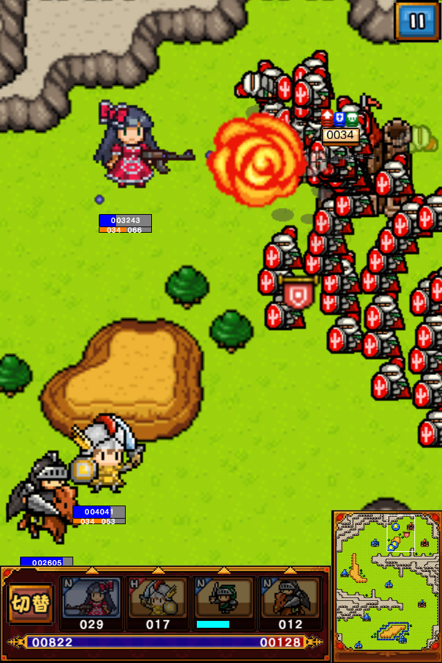 androidアプリ ごちゃキャラ大戦スライドフォース攻略スクリーンショット3