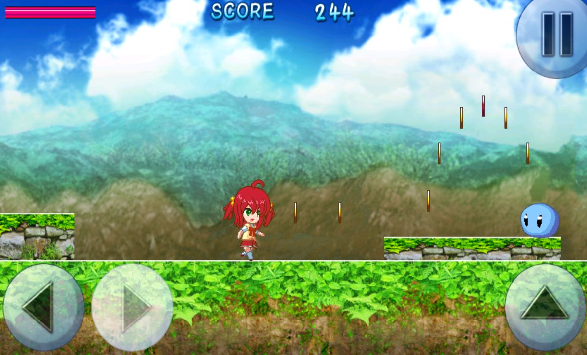 androidアプリ ダブルJUMP!リンゴさんっ!攻略スクリーンショット2