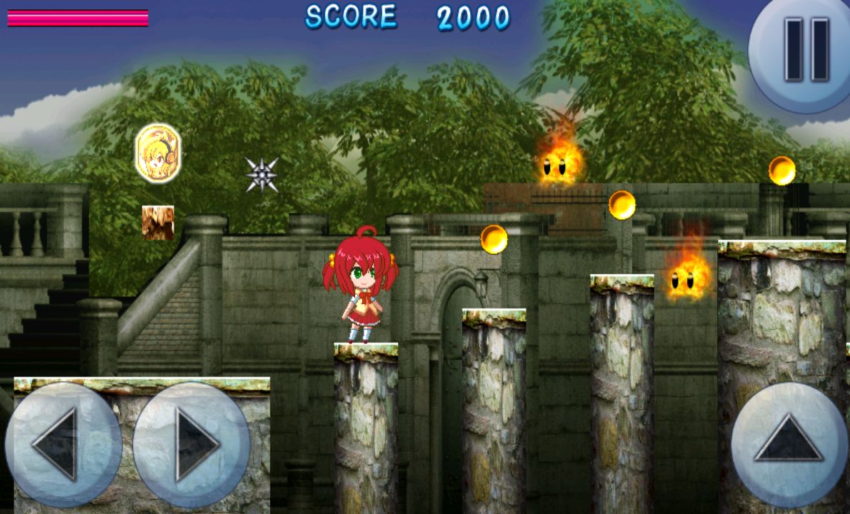 ダブルJUMP!リンゴさんっ! androidアプリスクリーンショット1