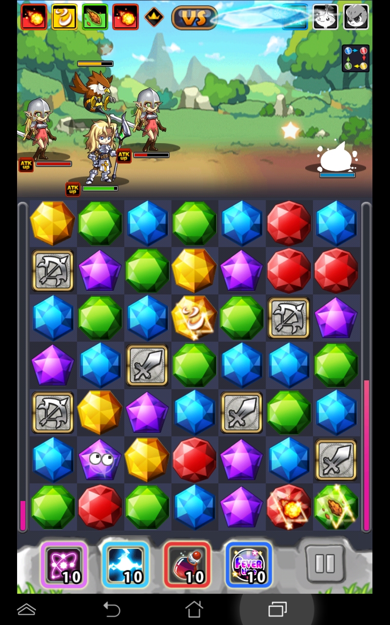 androidアプリ 伝説のジェムバスターズ攻略スクリーンショット2
