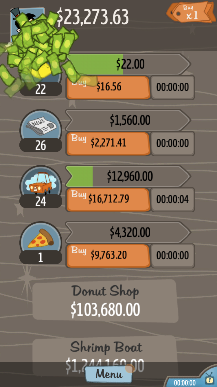 androidアプリ AdVenture Capitalist攻略スクリーンショット4