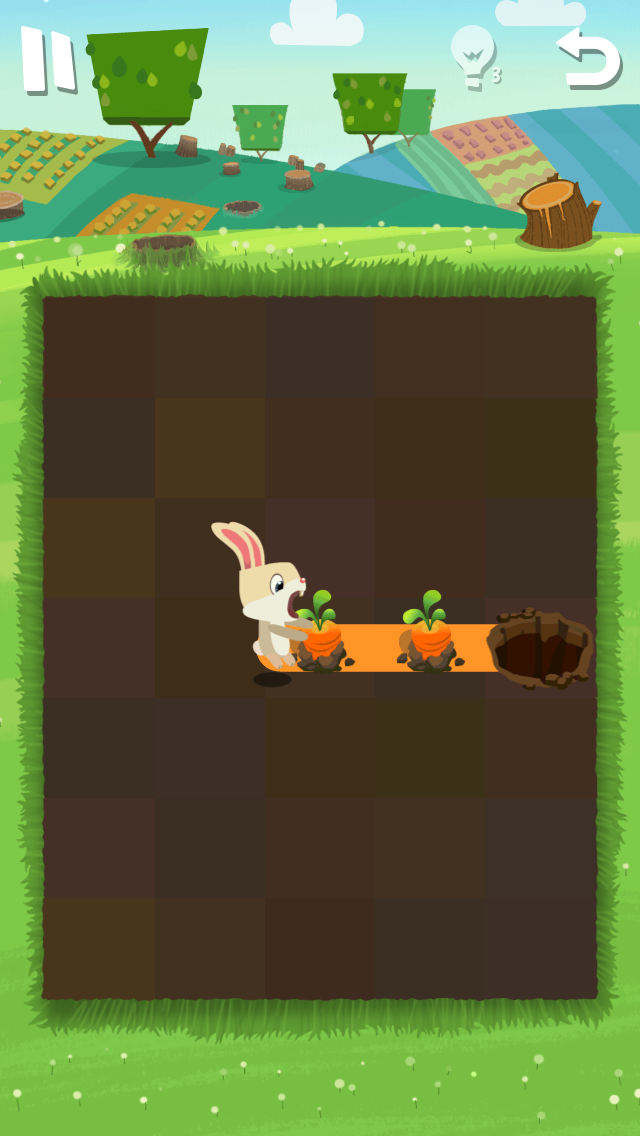androidアプリ Patchmania - ウサギさんの仕返しパズル！攻略スクリーンショット4