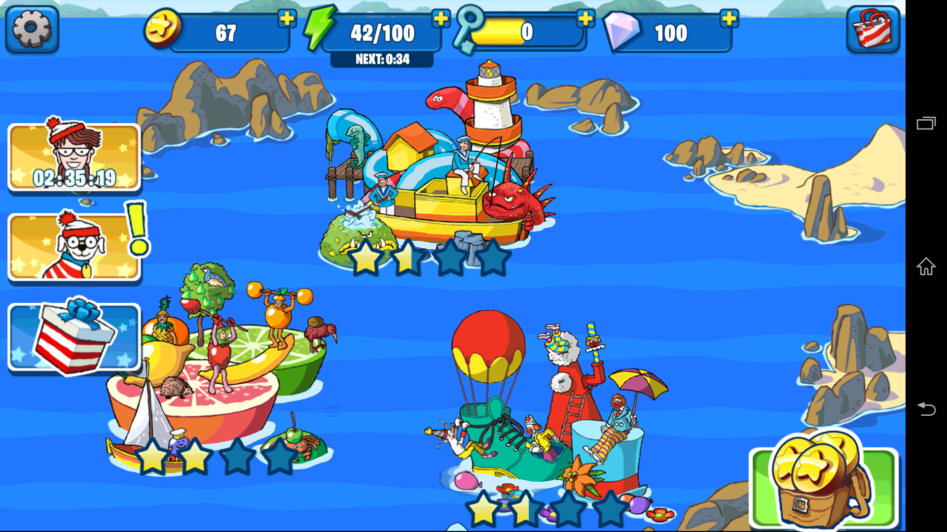 androidアプリ ウォーリー& Friends！攻略スクリーンショット1