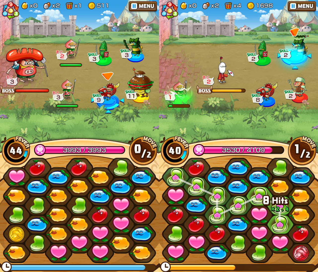 モモ姫と秘密のレシピ androidアプリスクリーンショット1
