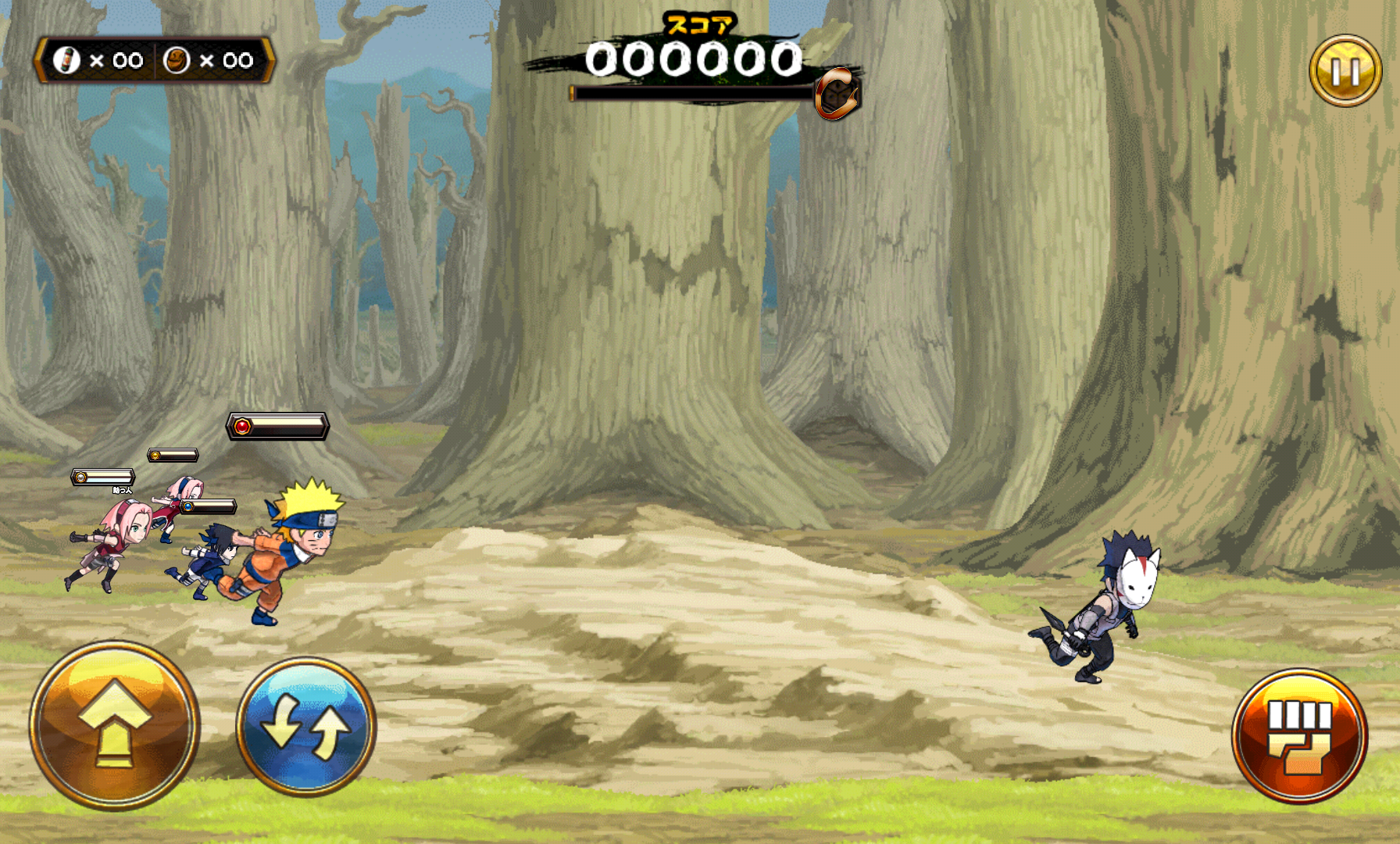 androidアプリ NARUTO -ナルト- 忍コレクション 疾風乱舞攻略スクリーンショット3