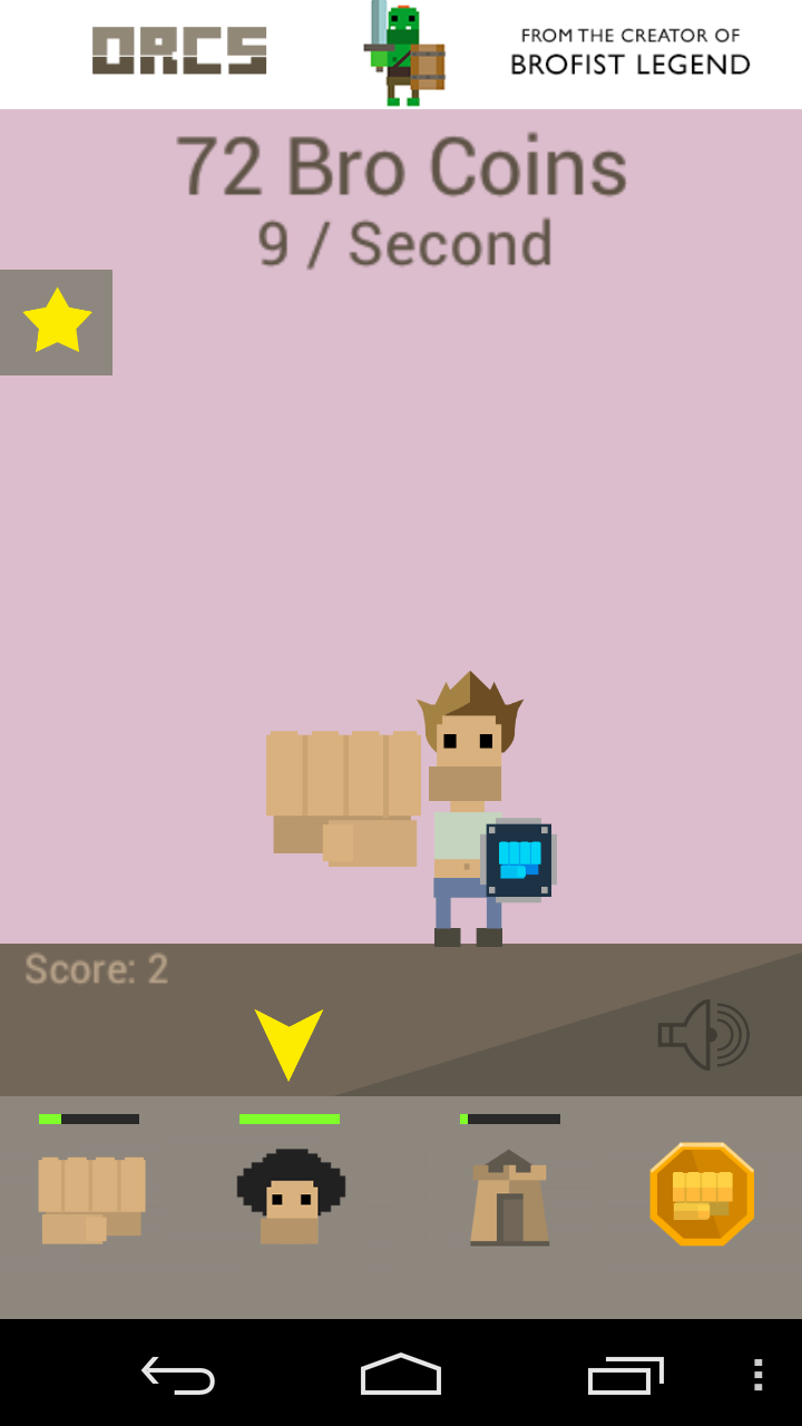 androidアプリ Brofist Legend攻略スクリーンショット2